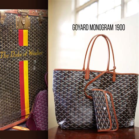 goyard logo history|goyard monogram shopper.